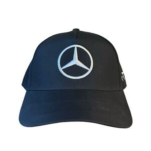 Mercedes AMG Petronas F1 Team Black Baseball Cap Unisex Adjustable